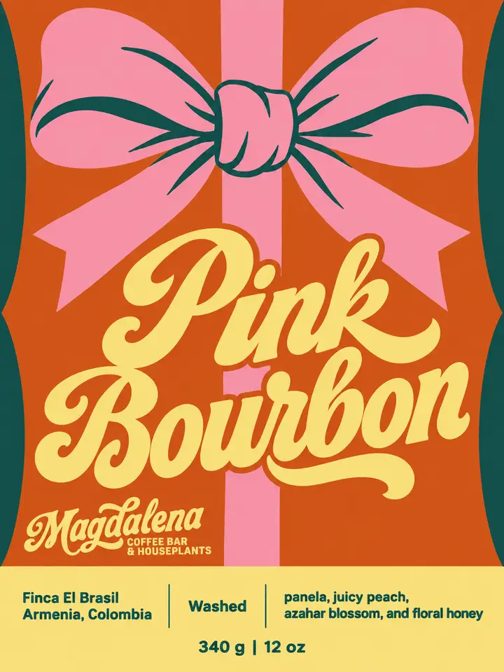 Coffee bag label concept for Magdalena